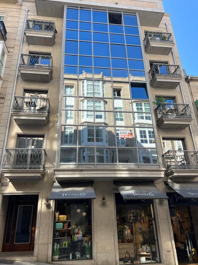 The Blue Flat Vigo Apartment Exterior foto