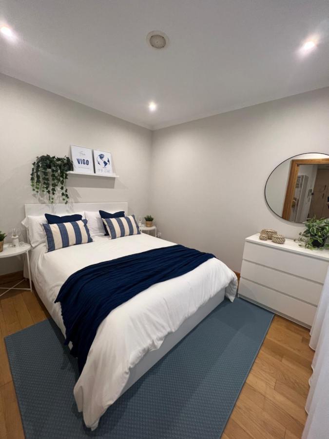 The Blue Flat Vigo Apartment Exterior foto